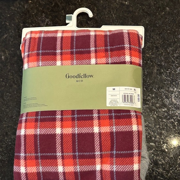 Goodfellow & Co Gray Top and Red Plaid Pajama Set - Picture 3 of 5